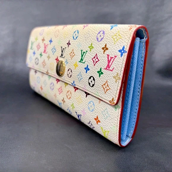 Louis Vuitton Murakami Sarah Wallet Multicolor Monogram Canvas - Picture 10 of 13